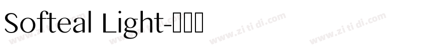Softeal Light字体转换